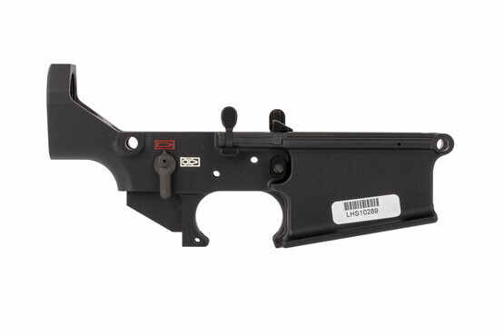 The LMT 308 lower receiver is made from 7075-T6 aluminum with a hardcoat anodized finish